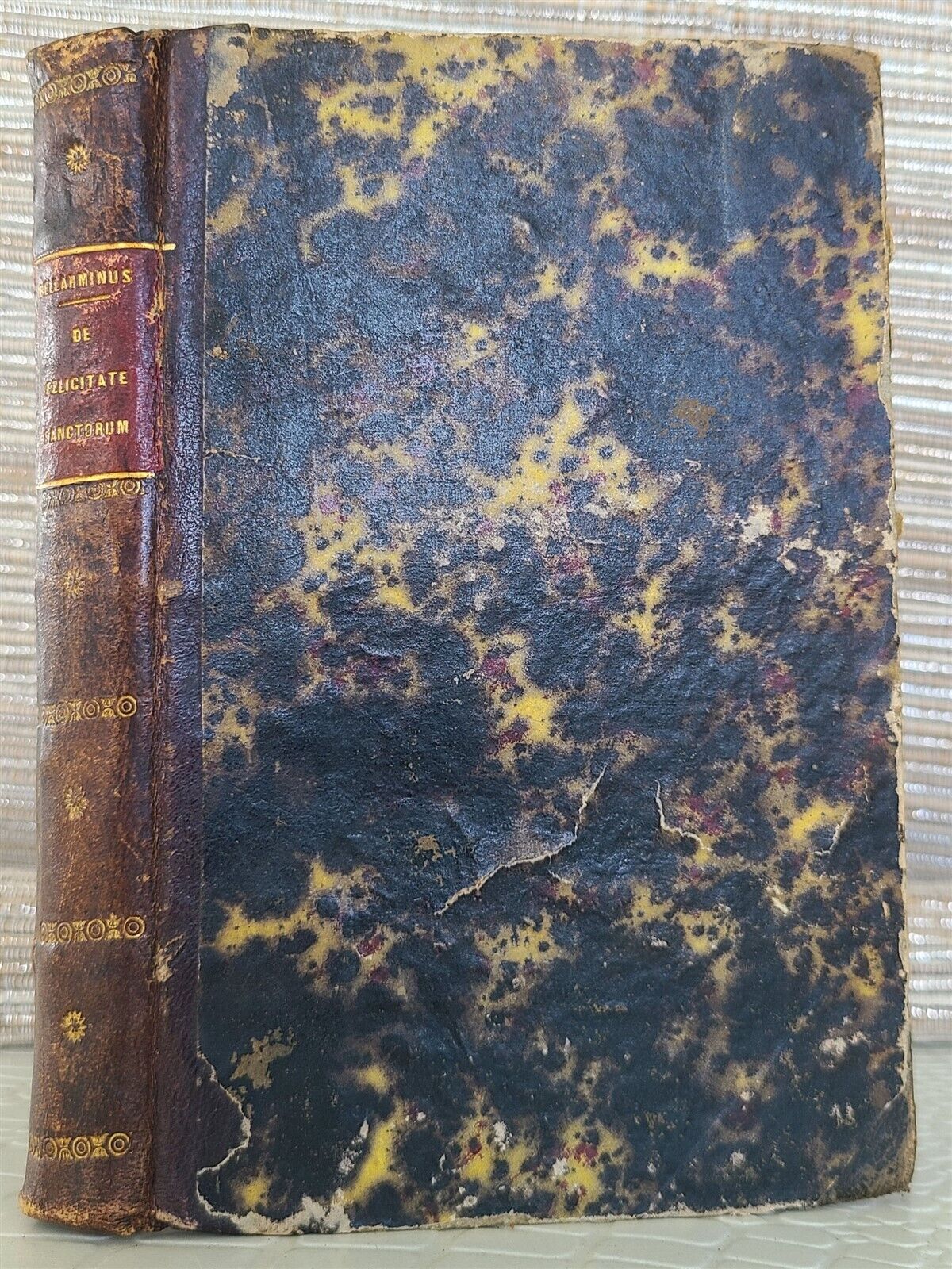 1616 antique THEOLOGY PLANTIN PRESS Eternal Happiness of Saints by R. Bellarmine