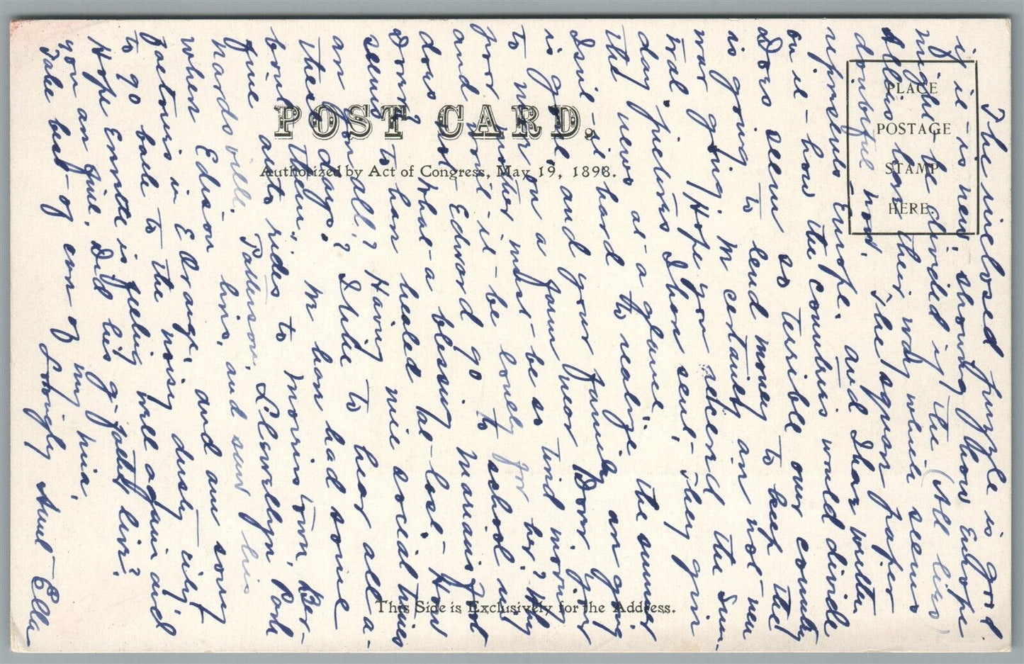 MONTCLAIR NJ MOUNTAIN AVENUE ANTIQUE POSTCARD