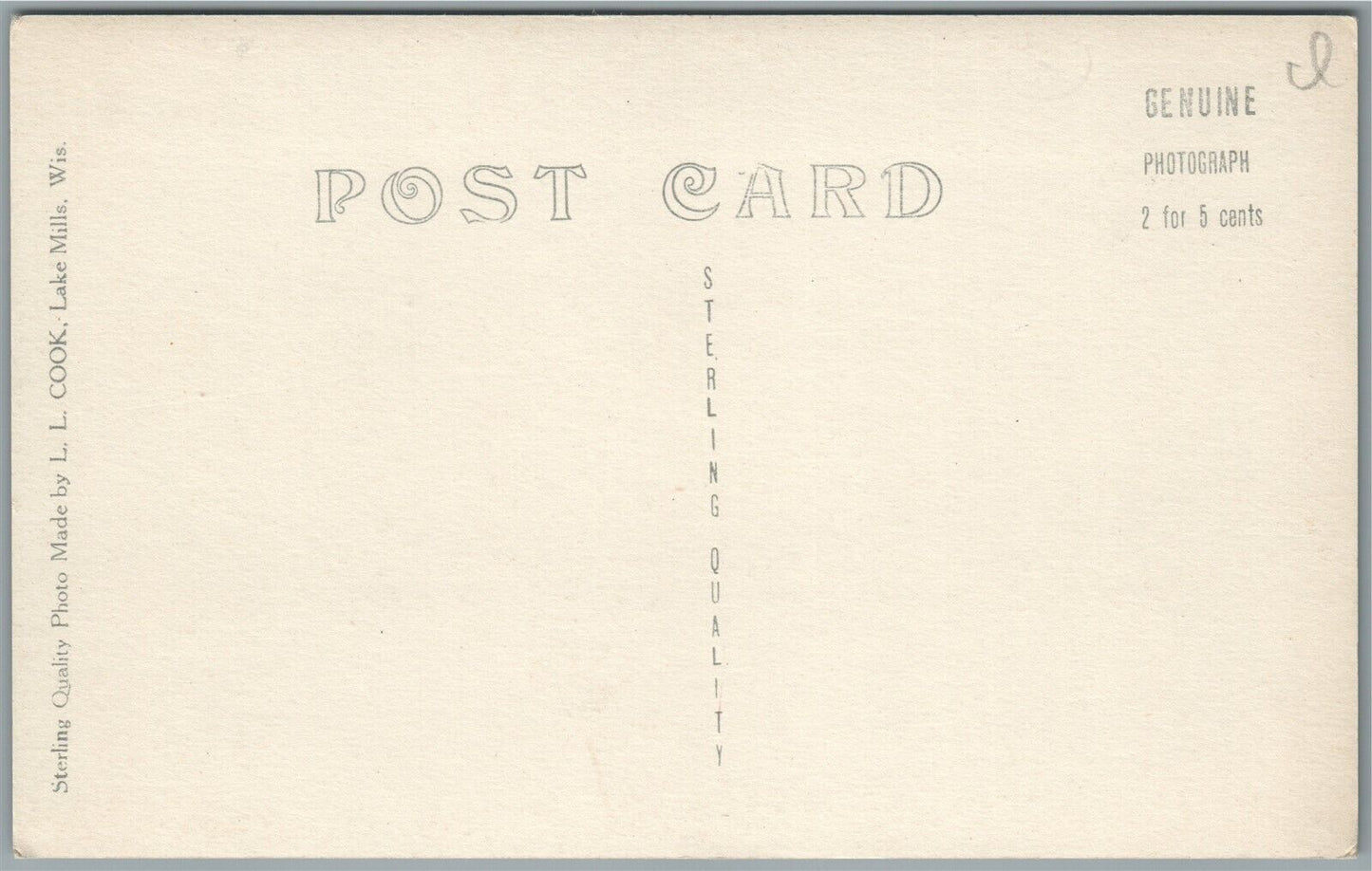 LIVERNE MN MAIN STREET ANTIQUE REAL PHOTO POSTCARD RPPC