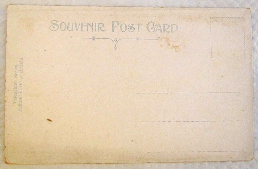 ANTIQUE POSTCARD UNION TERRACE & GARDENS ABERDEEN SCOTLAND UK railroad railway