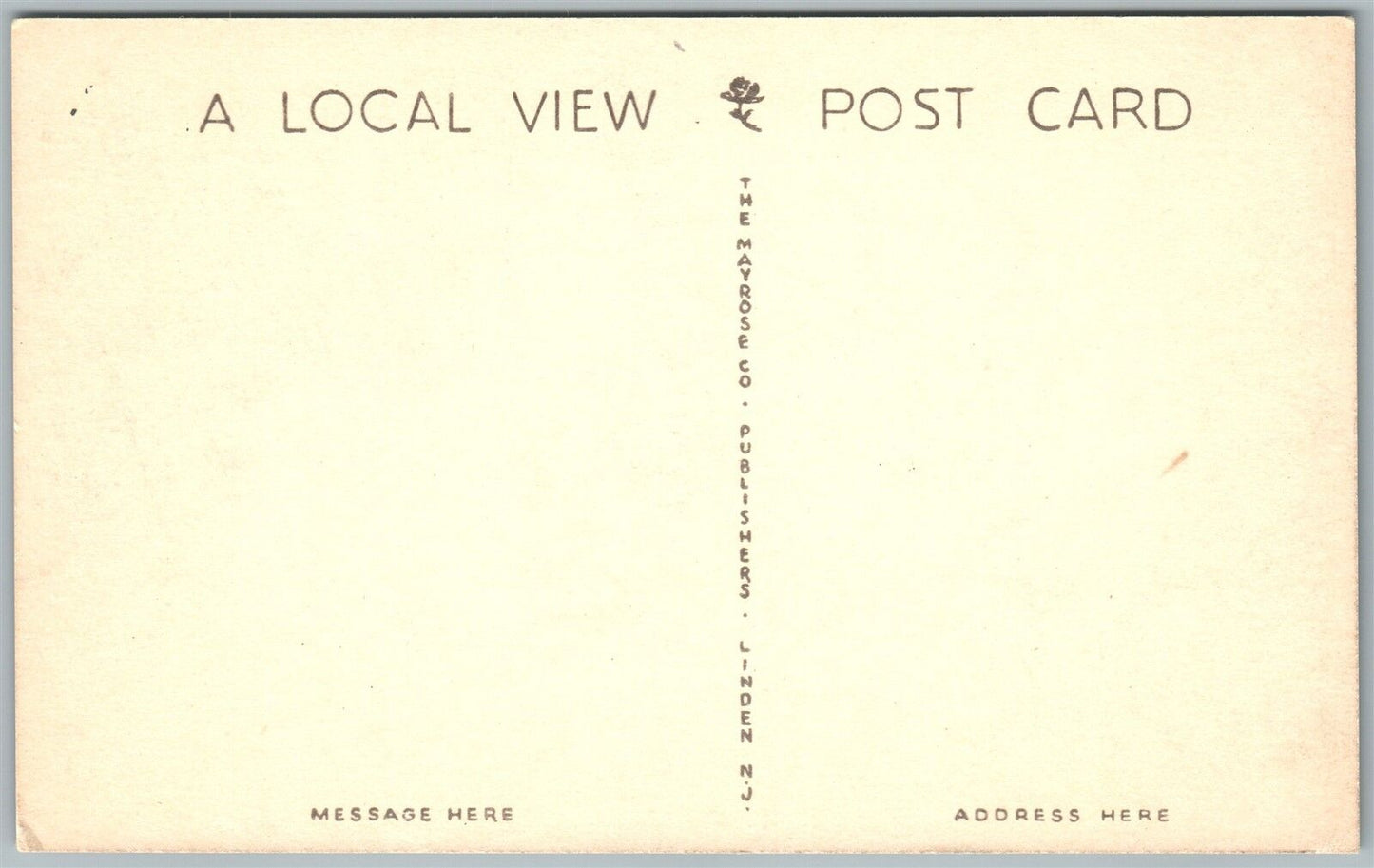 CLAYTON NJ WWII MEMORIAL ATHLETIC FIELD VINTAGE POSTCARD