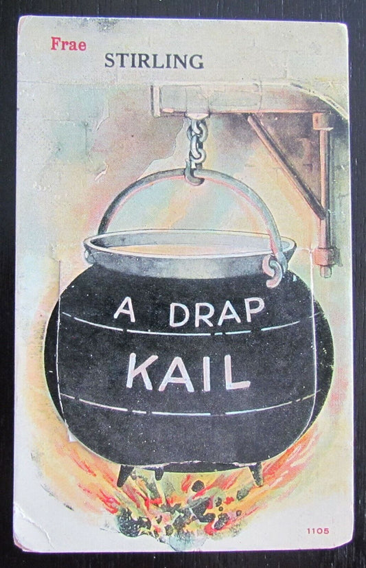 STIRLING SCOTLAND UK ANTIQUE POSTCARD w/ MINIATURE FOLDING VIEWS