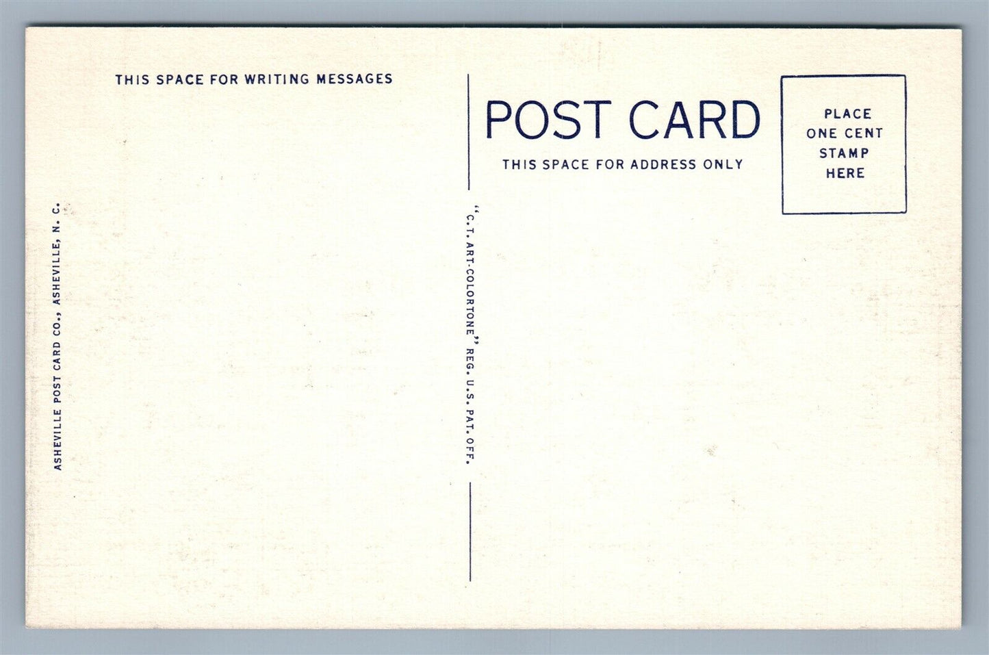 OTEEN NC NURSES HOME US VETERAN'S ADMINISTRATION FACILITY VINTAGE POSTCARD