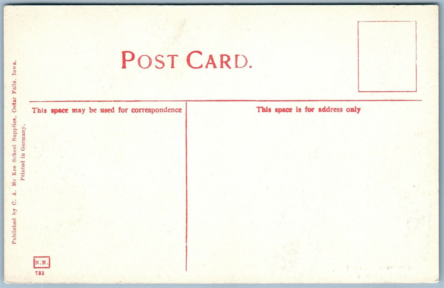 CEDAR FALLS IA 1932 - 1936 NORMAL STREET ANTIQUE POSTCARD