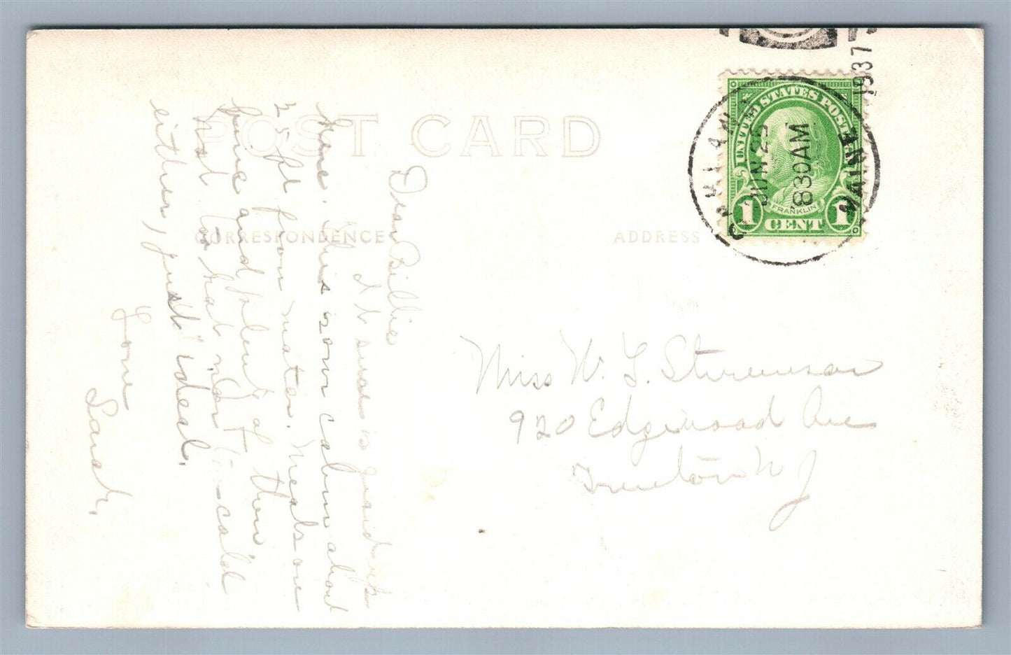 OAKLAND ME BEAR SPRING CAMPS VINTAGE REAL PHOTO POSTCARD RPPC