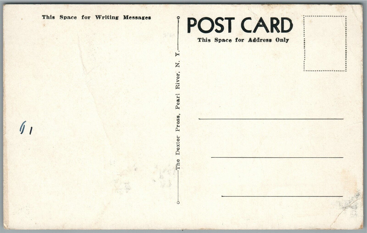 MELBOURNE FL HAMLEN TOURIST HOME ANTIQUE POSTCARD