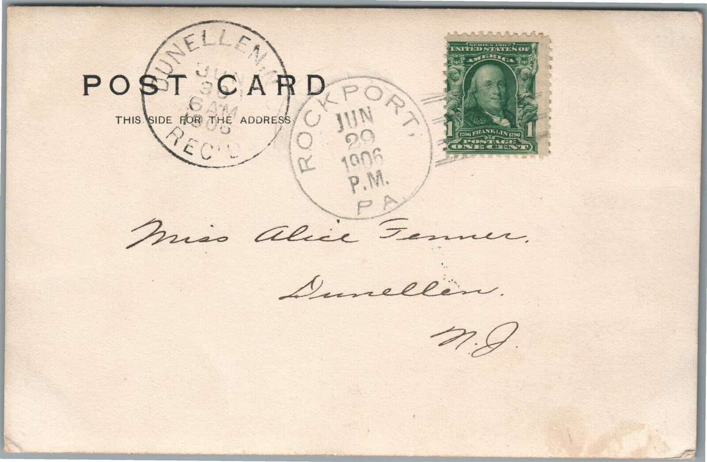 1906 FISH CATCH ANTIQUE REAL PHOTO POSTCARD RPPC