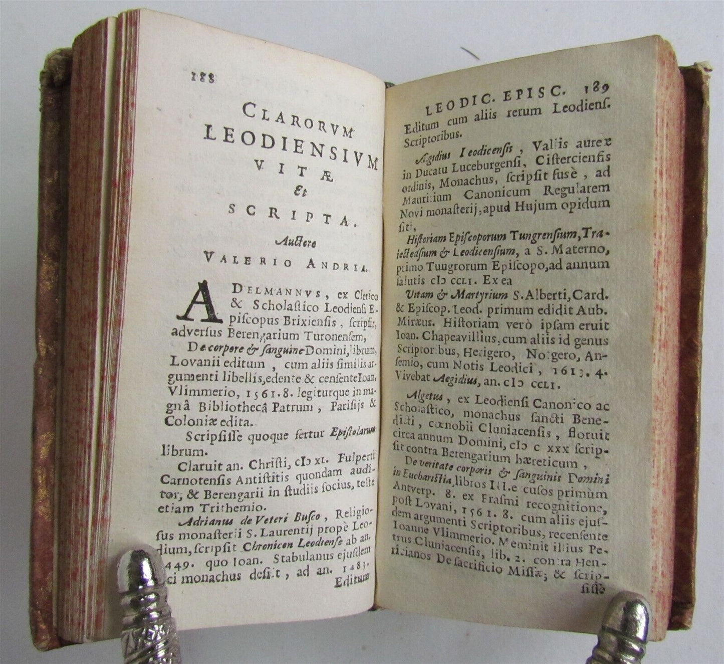 1633 DE LEODENSI RESPUBLICA antique by MARCUS BOXHORN