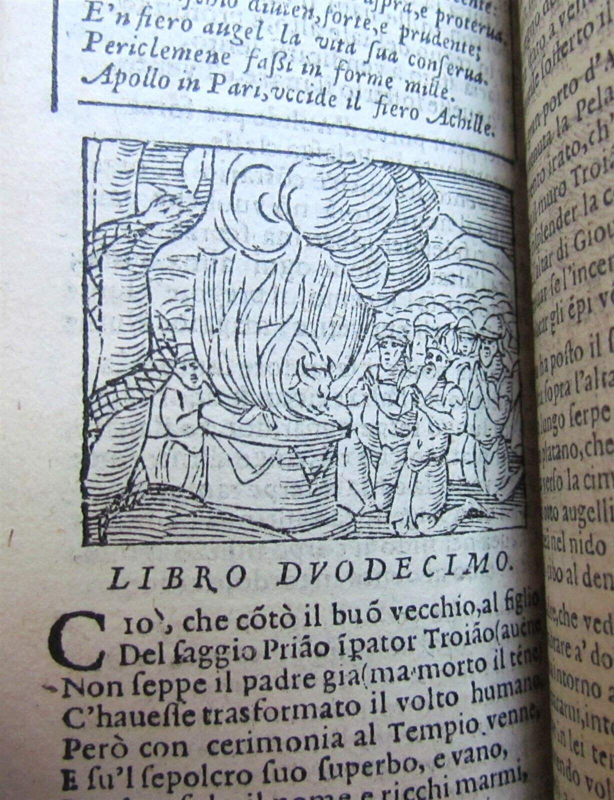 1579 LE METAMORFOSI by OVID ILLUSTRATED w/ 15 woodcuts antique RARE 16th century