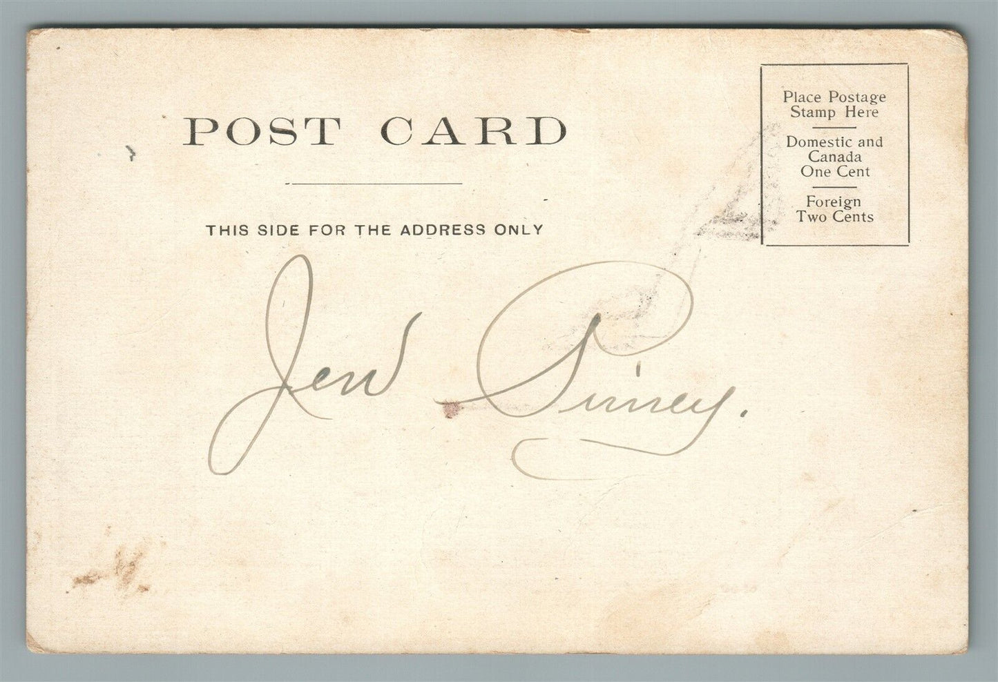 HOBOKEN NJ PUBLIC SCHOOL ANTIQUE POSTCARD