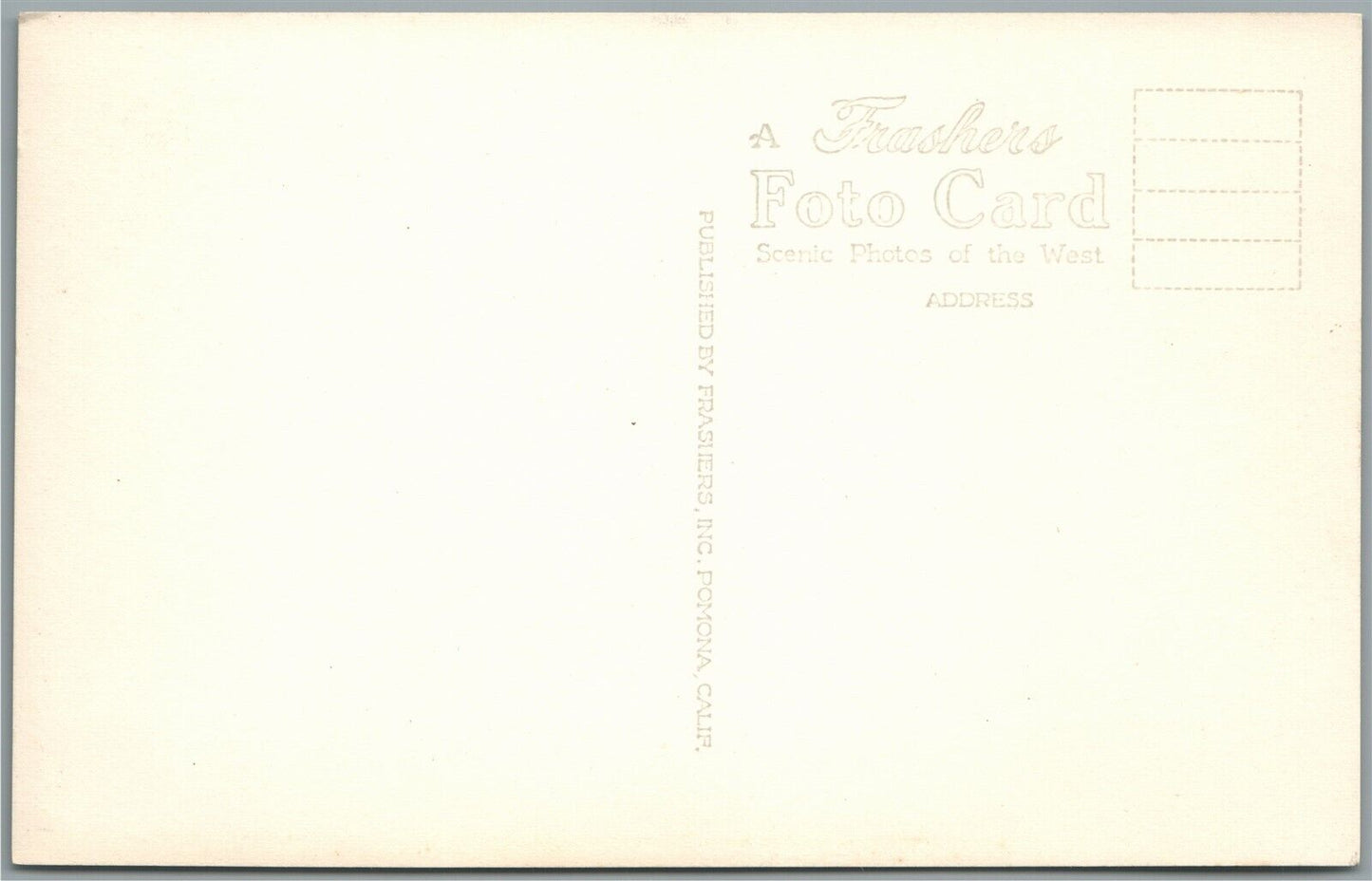 BIG SUR CA LUCIA LODGE on HIGHWAY No. 1 VINTAGE REAL PHOTO POSTCARD RPPC