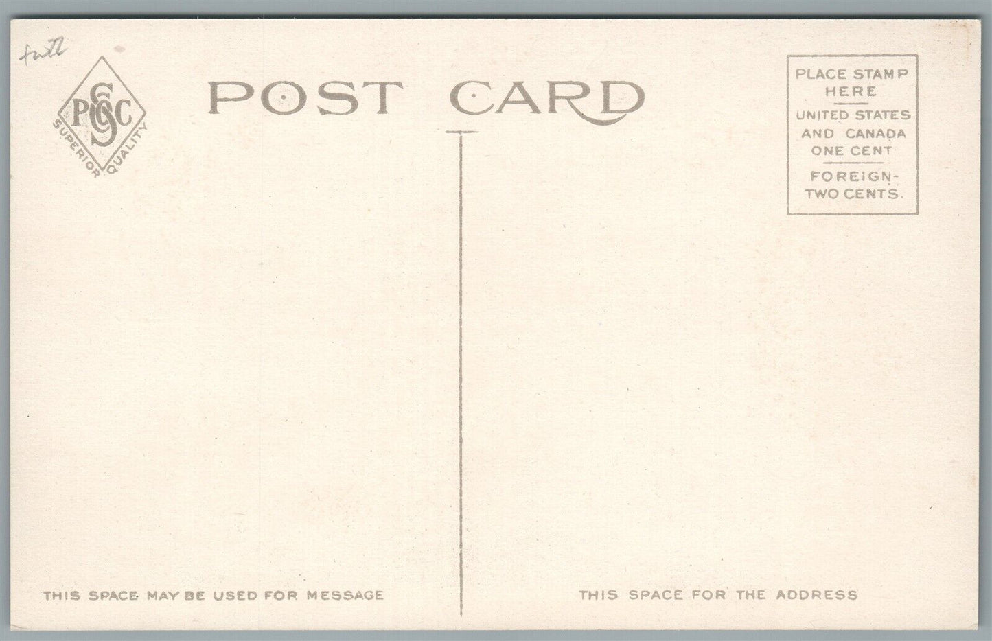 MIDDLETOWN CT PHI PSI HOUSE WESLEYAN COLLEGE ANTIQUE POSTCARD