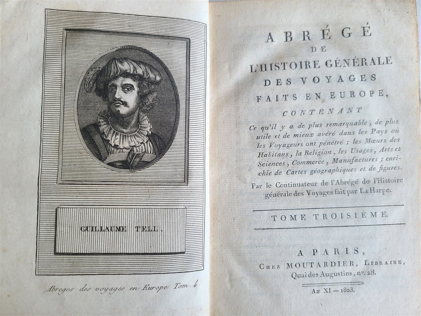 1803-1804 HISTORY of VOYAGES 12 VOLUMES SET ILLUSTRATED ANTIQUE in FRENCH