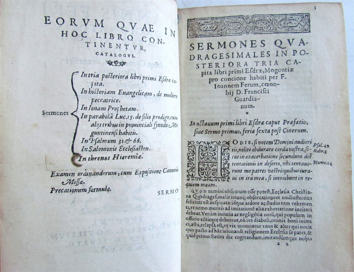 1567 Opuscula varia. by J. FERUS antique in LATIN 16th century