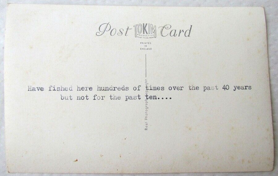 MAZOE DAM SALISBURY RHODESIA VINTAGE REAL PHOTO POSTCARD RPPC