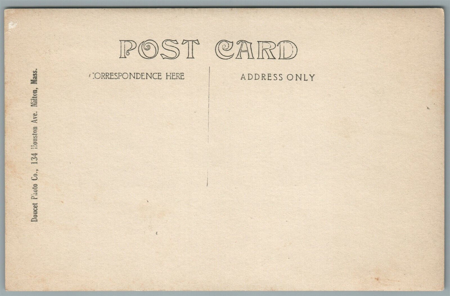 MILTON MA SCENE VINTAGE REAL PHOTO POSTCARD RPPC