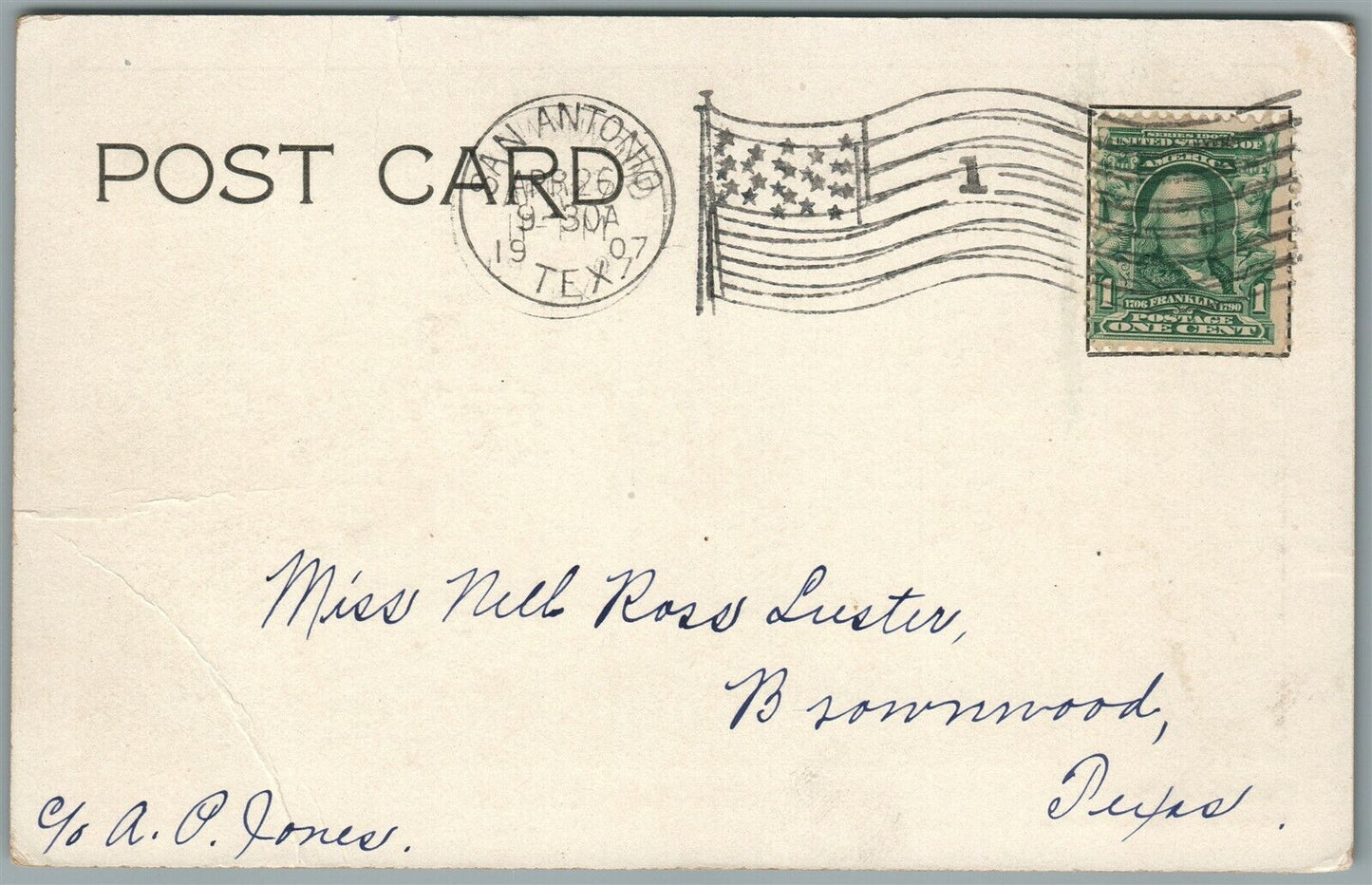 US INFANTRY CAMP ANTIQUE POSTCARD