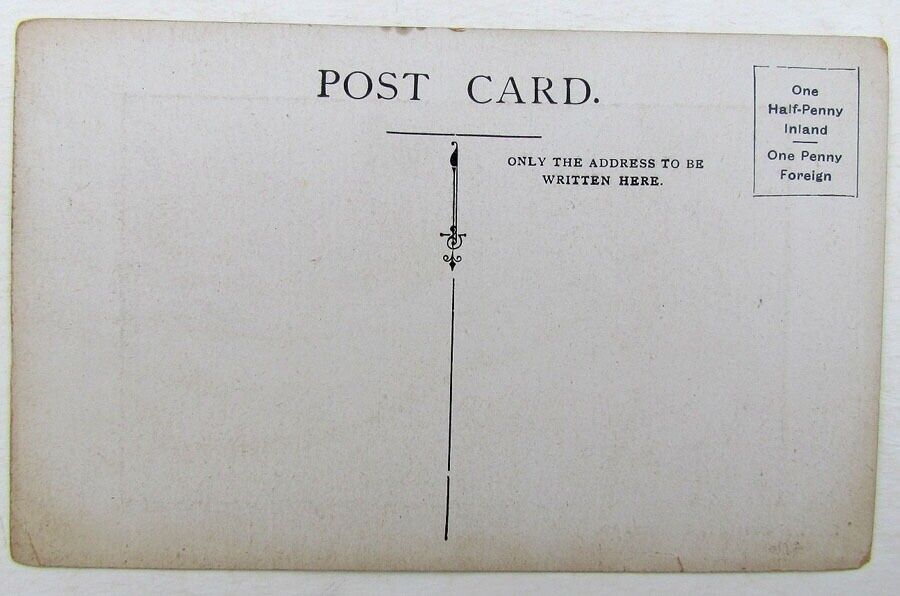 VINTAGE BRITISH POSTCARD - BROAD STREET SCENE HEREFORD