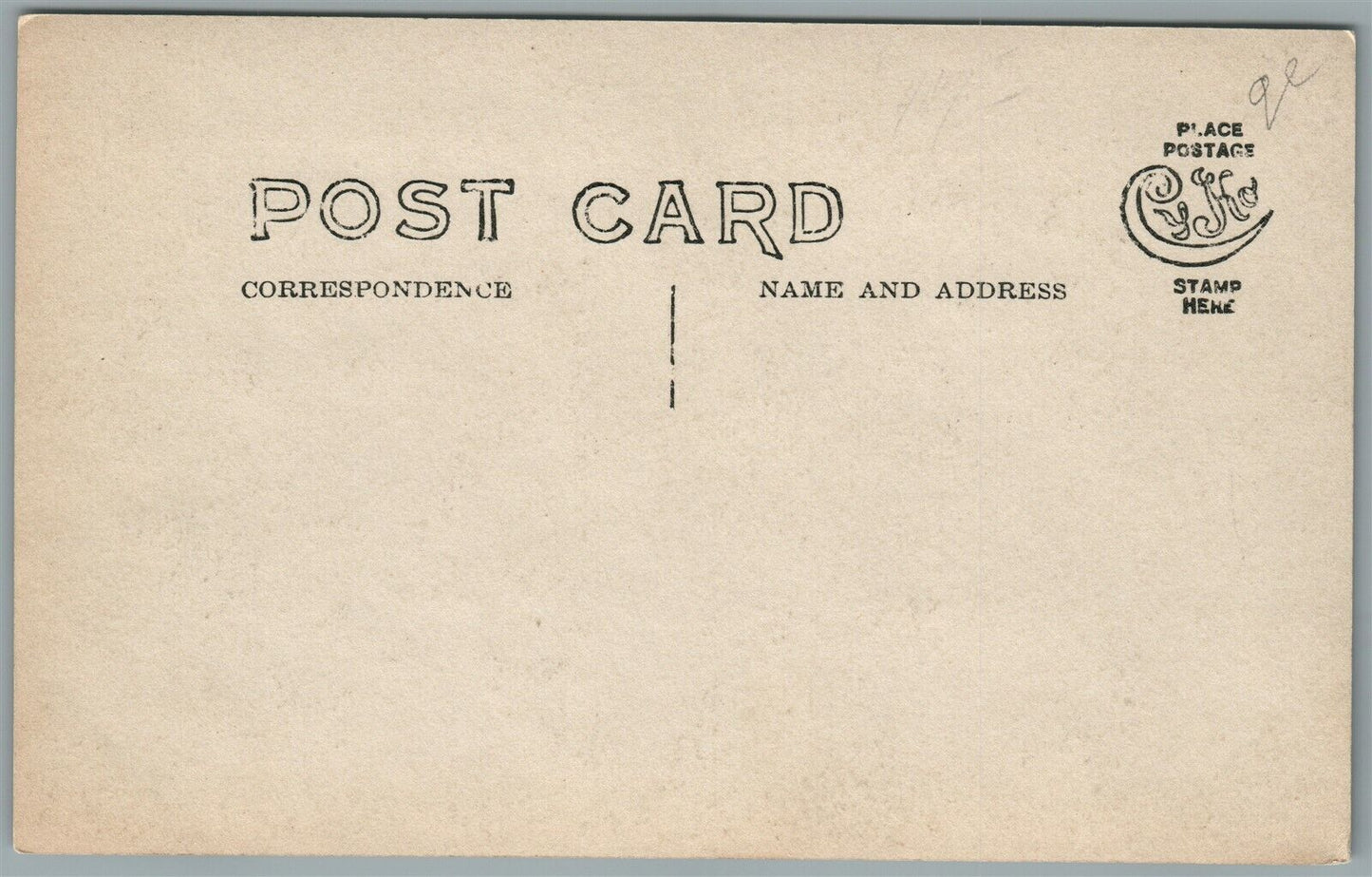 NEW MONMOUTH NJ CATHOLIC CHURCH ANTIQUE REAL PHOTO POSTCARD RPPC