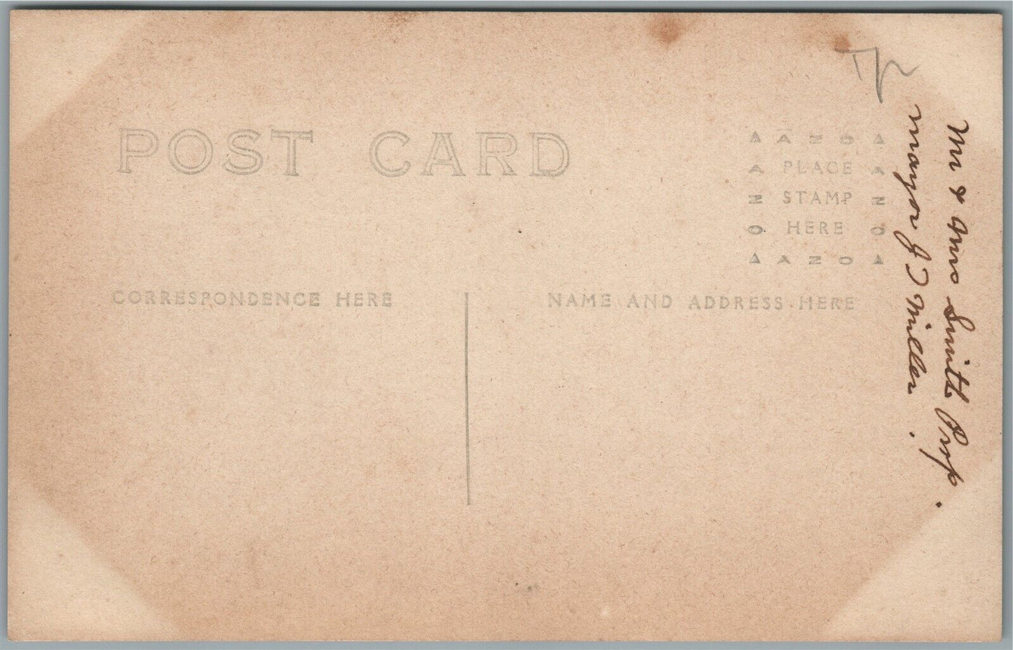 HAINES CITY FL HOTEL LAKE VILLA ANTIQUE REAL PHOTO POSTCARD RPPC