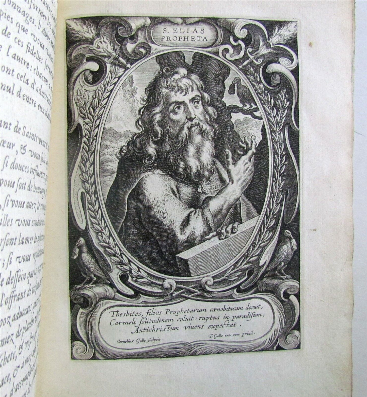 1634 ILLUSTRATED LIVES of MAIN FOUNDERS of RELIGIOUS ORDERS ANTIQUE 39 ENGR.