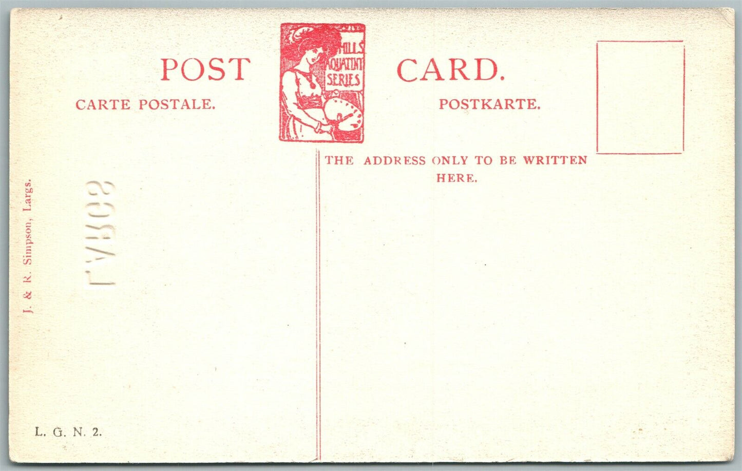 LARGS SCOTLAND ANTIQUE POSTCARD WEEKLY NEWS NEWSPAPER