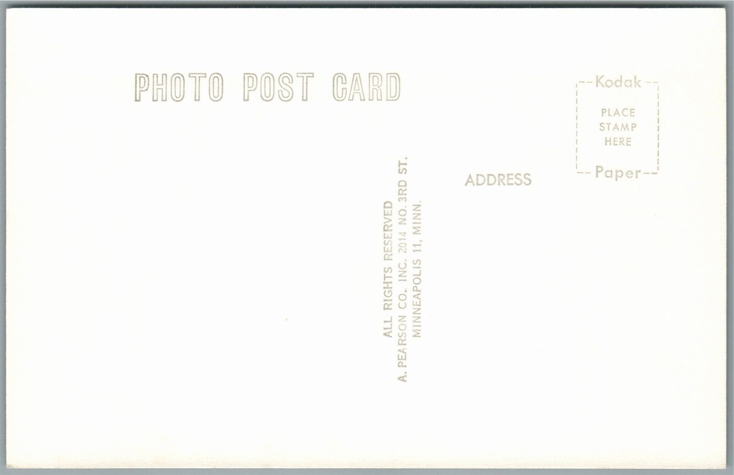 BUFFALO MN ST. FRANCIS CATHOLIC SCHOOL VINTAGE REAL PHOTO POSTCARD RPPC