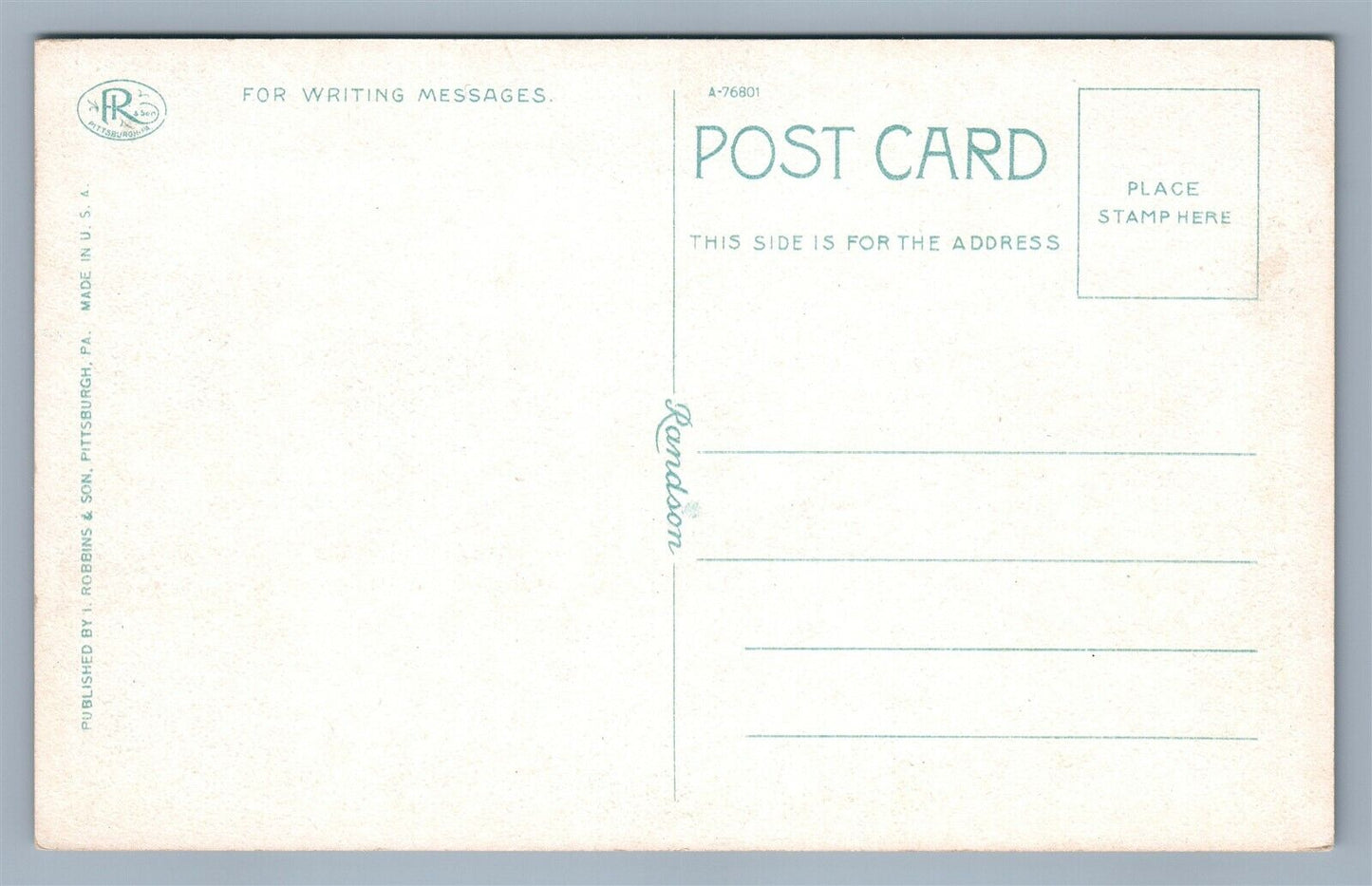 MORGANTOWN W.Va BIRDSEYE VIEW ANTIQUE POSTCARD