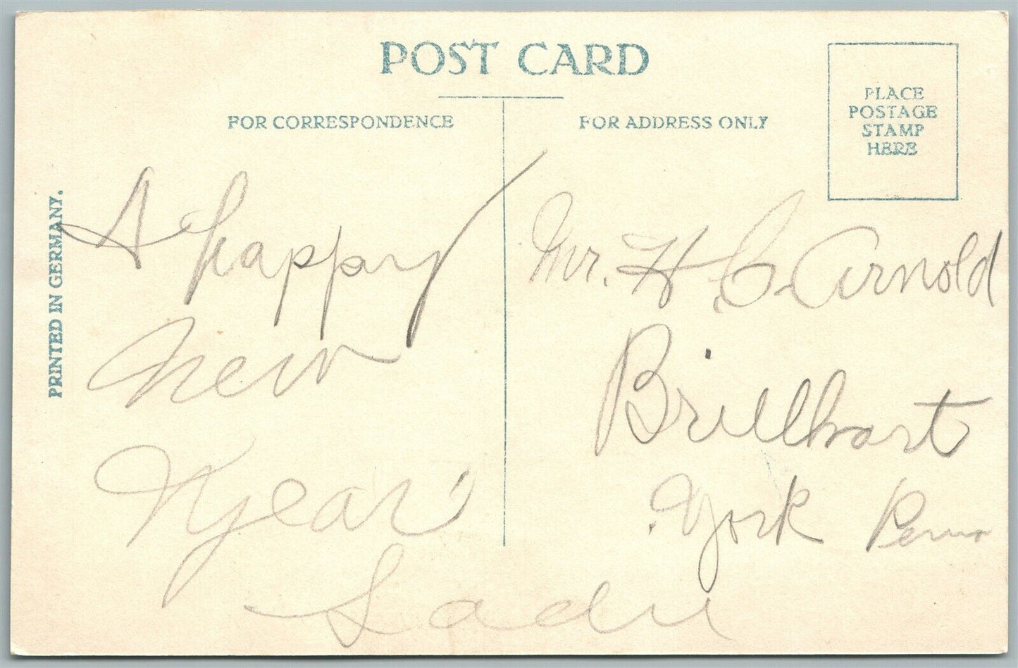 YORK PA TRUST COMPANY ANTIQUE REAL PHOTO POSTCARD RPPC