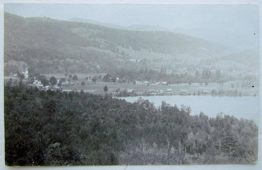 RPPC VINTAGE 1915 PHOTO POSTCARD VIEW OF POST MILLS VERMONT