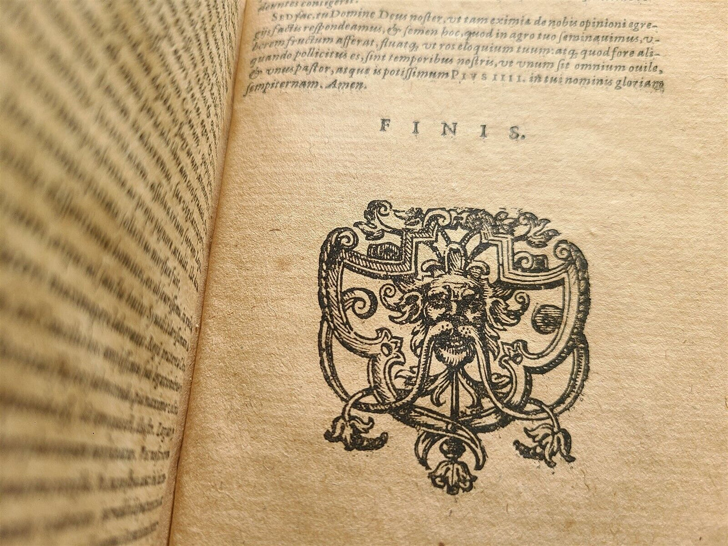 1621 SANCROS. CONCILII TRIDENTINI CANONES et DECRETA antique PIGSKIN BINDING