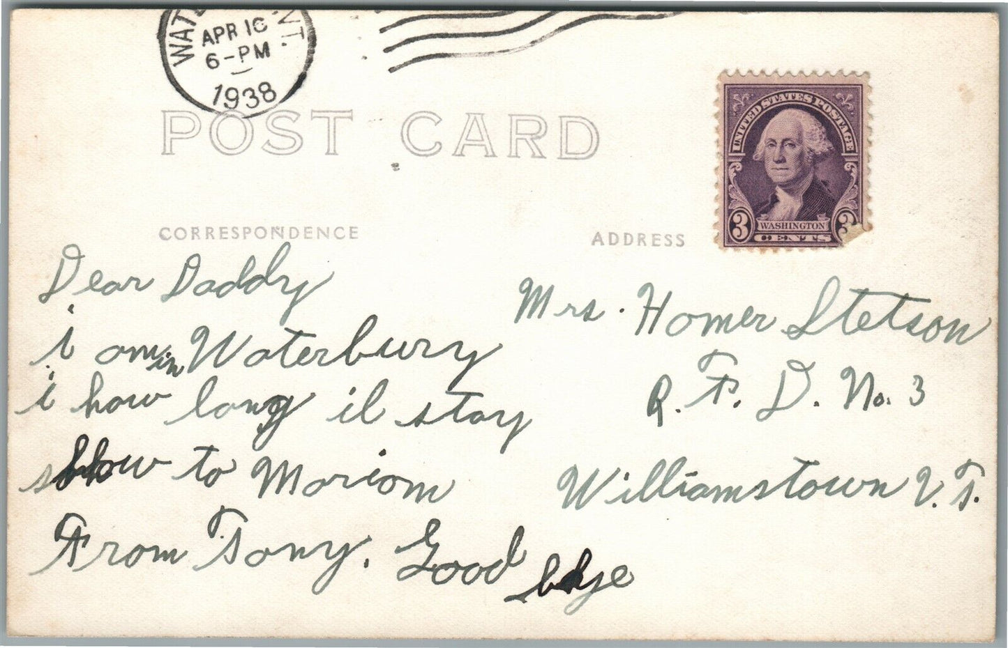 WATREBURY DAM VT VINTAGE REAL PHOTO POSTCARD RPPC