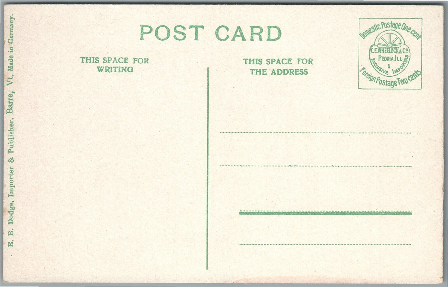 BARRE VT CENTRAL FIRE STATION ANTIQUE POSTCARD