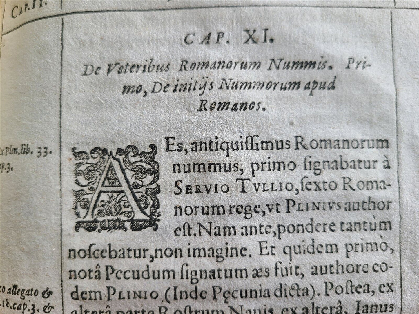 1614 Numismatics Weights Measures antique DE PONDERIBUS PRETIIS VETERUM NUMMORUM