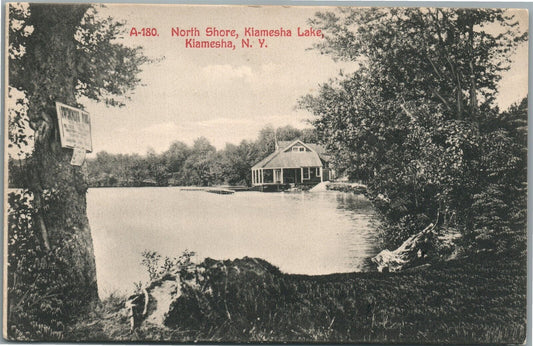 KIAMESHA NY NORTH SHORE ANTIQUE POSTCARD
