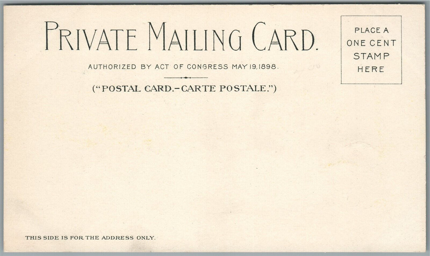 BUFFALO NY PAN AMERICAN EXPOSITION MINES BUILDING 1898 ANTIQUE PRIVATE POSTCARD