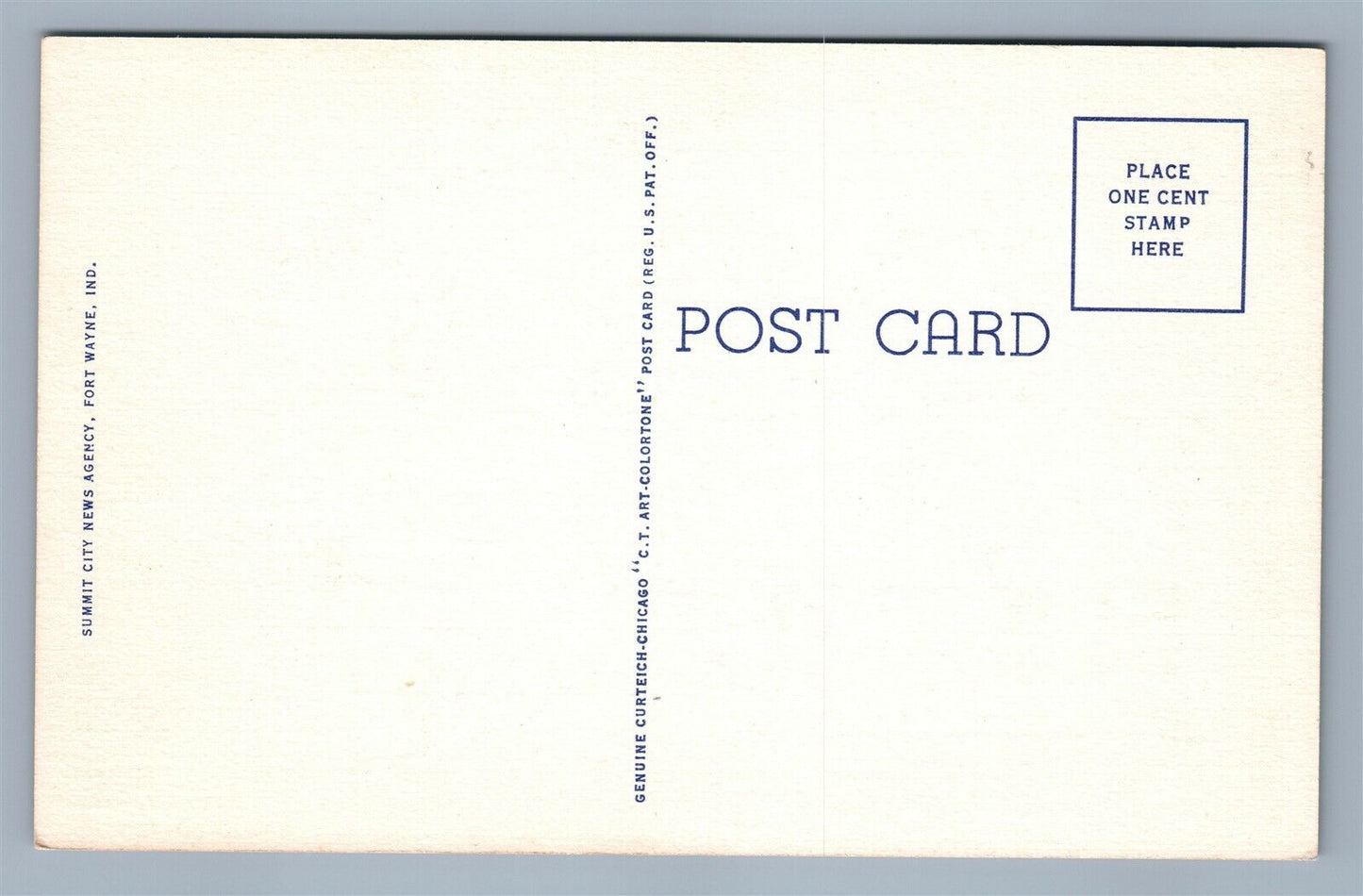 FORT WAYNE IN GREYHOUND BUS TERMINAL VINTAGE POSTCARD