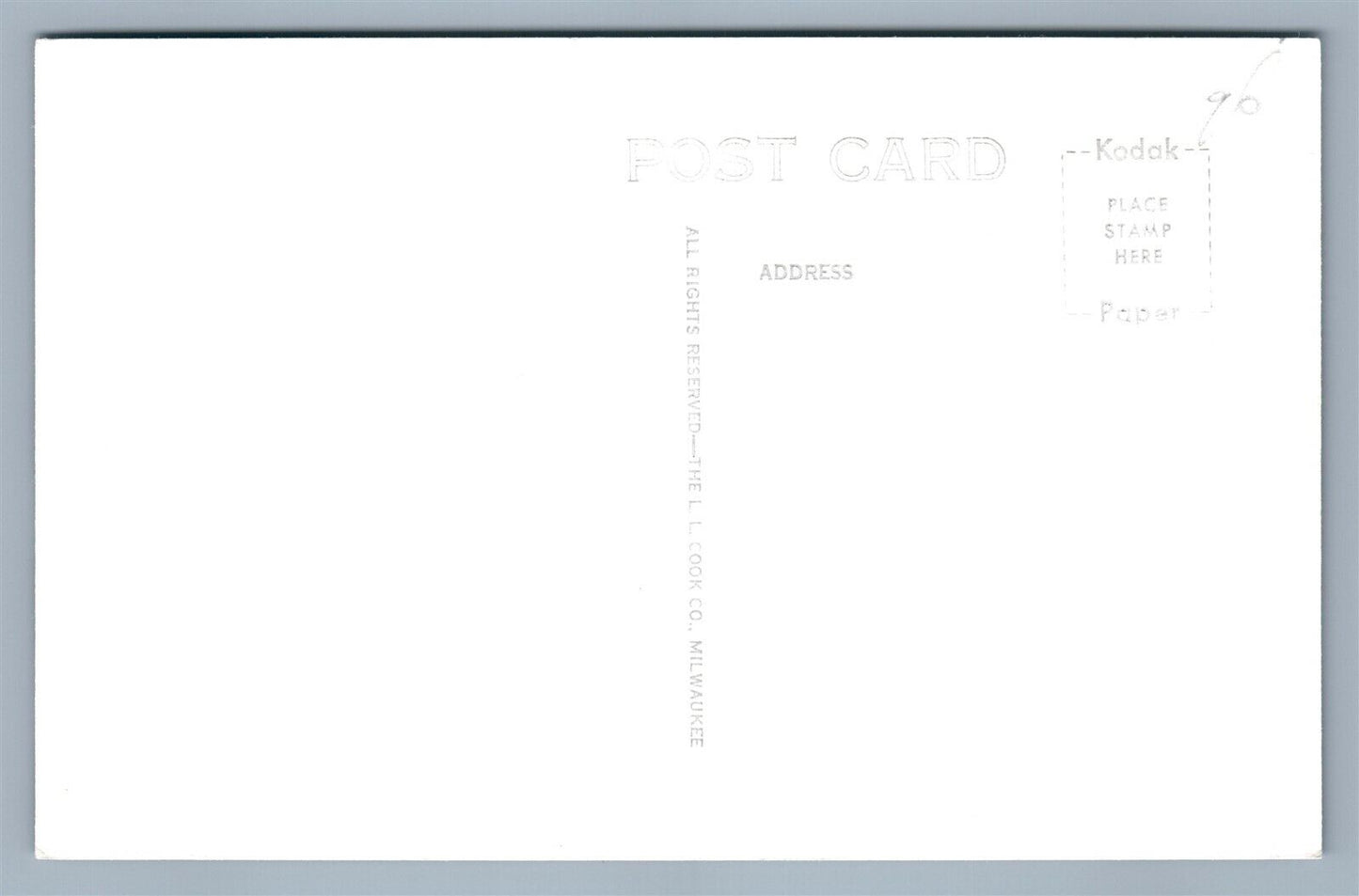 CHEROKEE IA GARFIELD SCHOOL VINTAGE REAL PHOTO POSTCARD RPPC