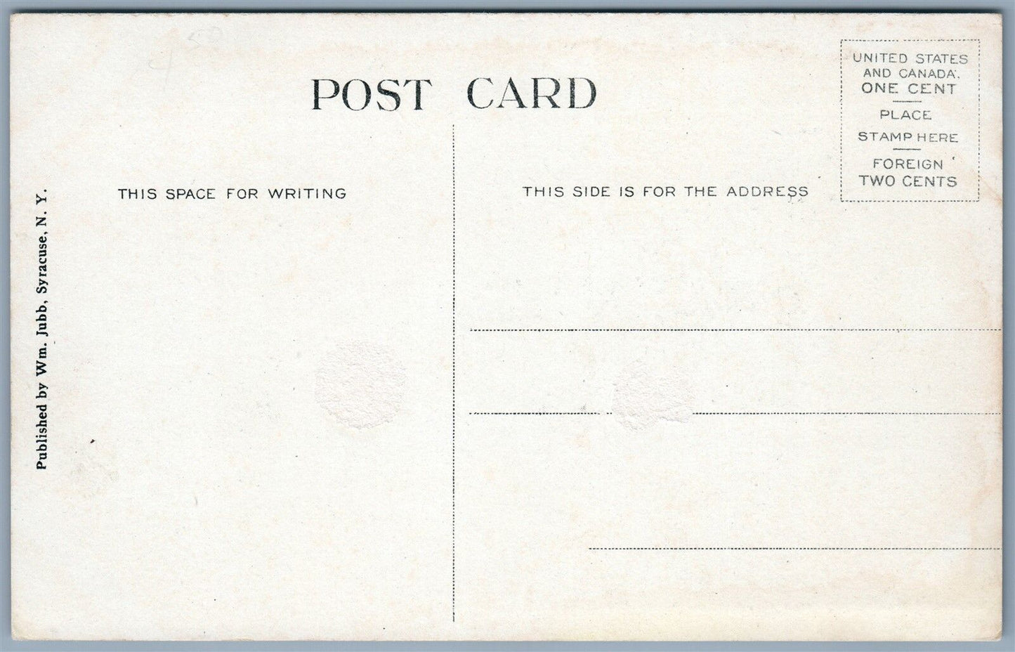 ANTWERP NY MONUMENT PARK ANTIQUE POSTCARD