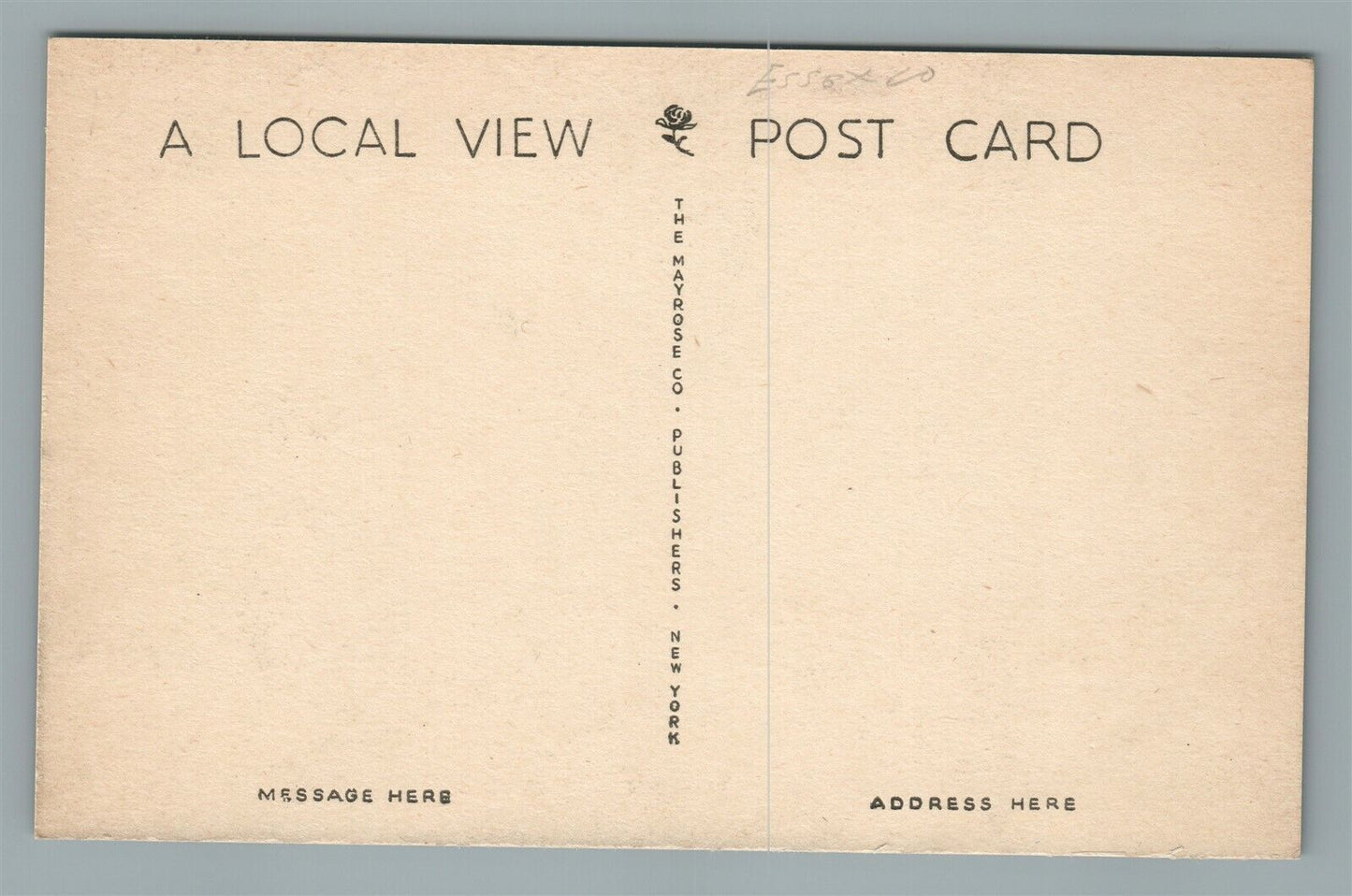 EAST ORANGE NJ BRICK CHURCH VINTAGE POSTCARD