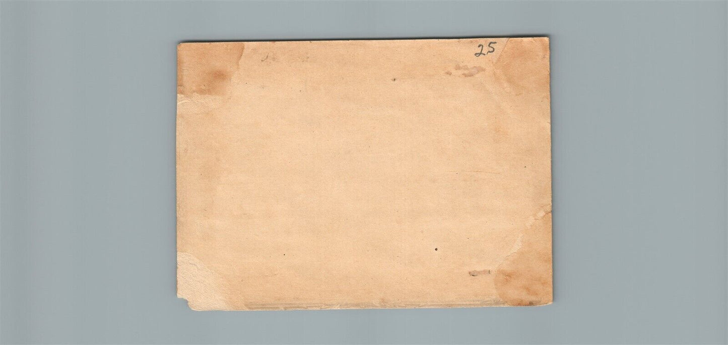 BELGIAN CARTE-CORRESPONDANCE ANTIQUE POSTCARD