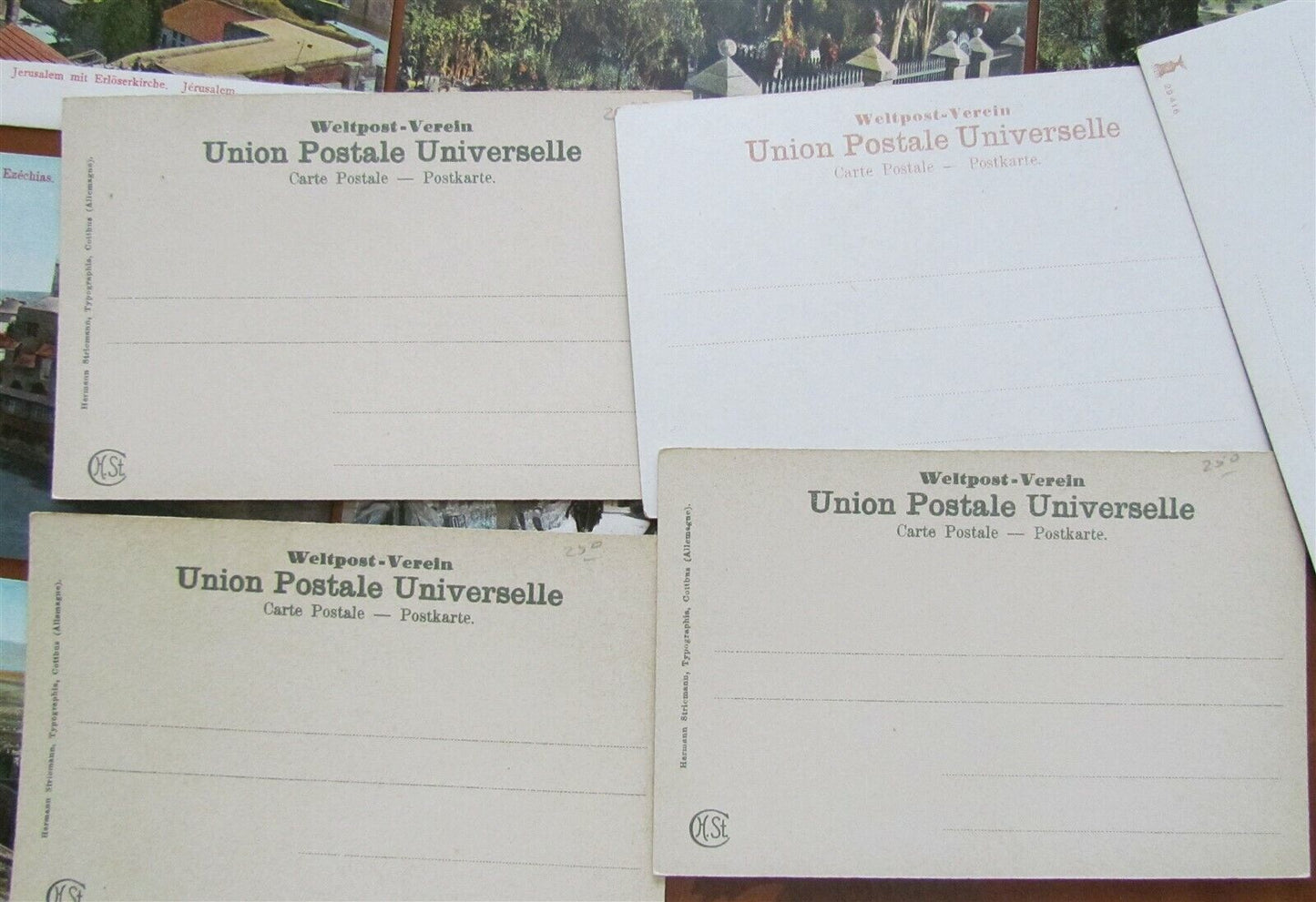 JERUSALEM lot of 11 ANTIQUE POSTCARDS