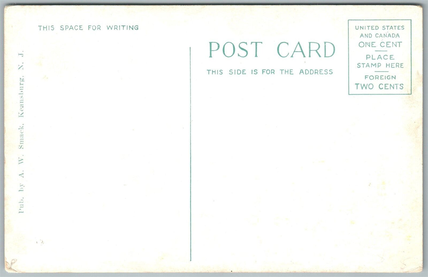 KEANSBURG NJ SEAVIEW AVENUE ANTIQUE POSTCARD