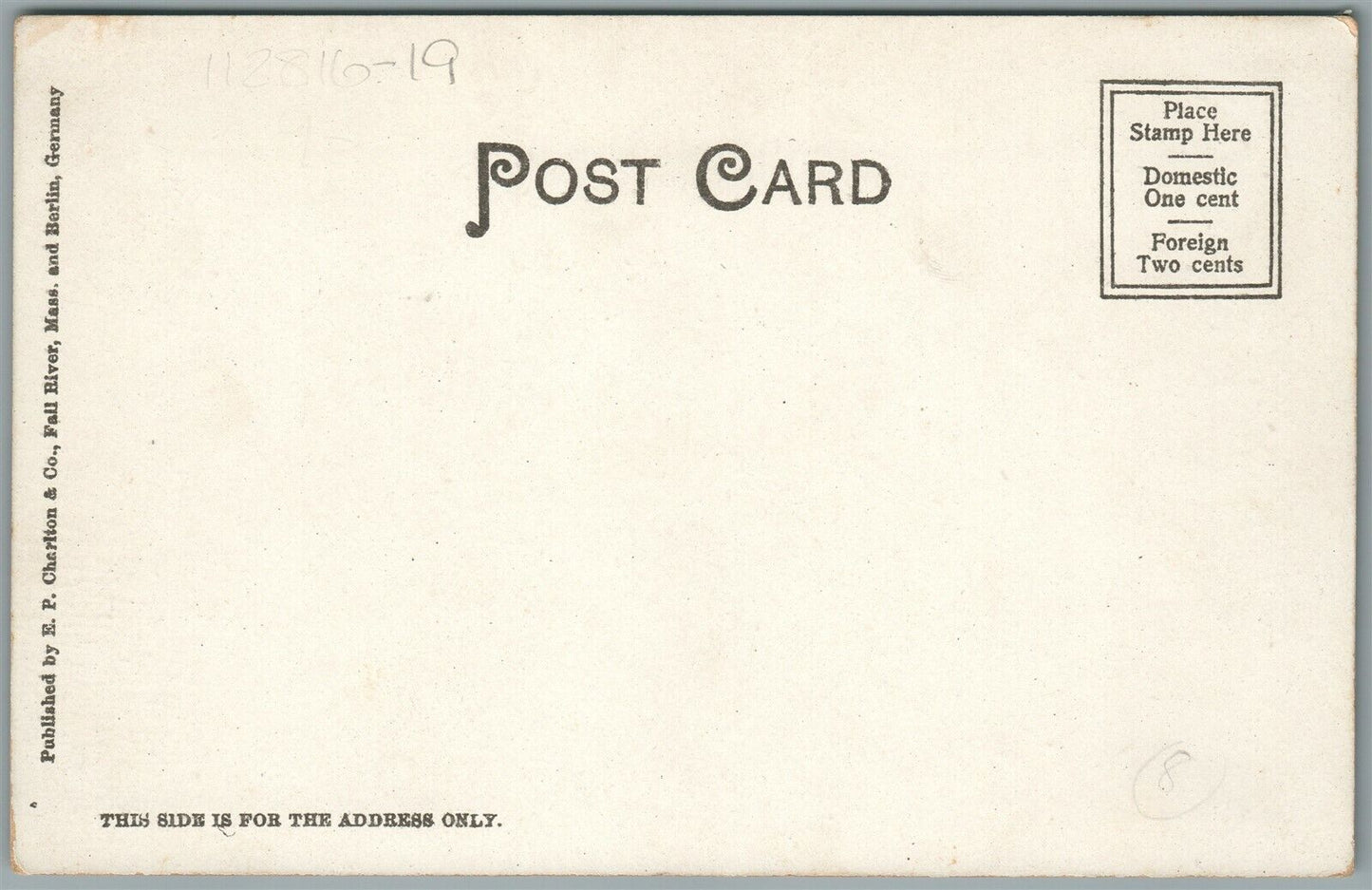 FALL RIVER MA RAILROAD STATION RAILWAY TRAIN DEPOT ANTIQUE POSTCARD