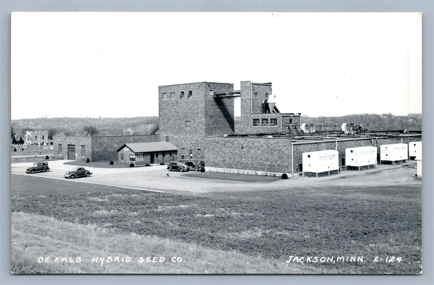 JACKSON MN DE KALB HYBRID SEED COMPANY VINTAGE REAL PHOTO POSTCARD RPPC