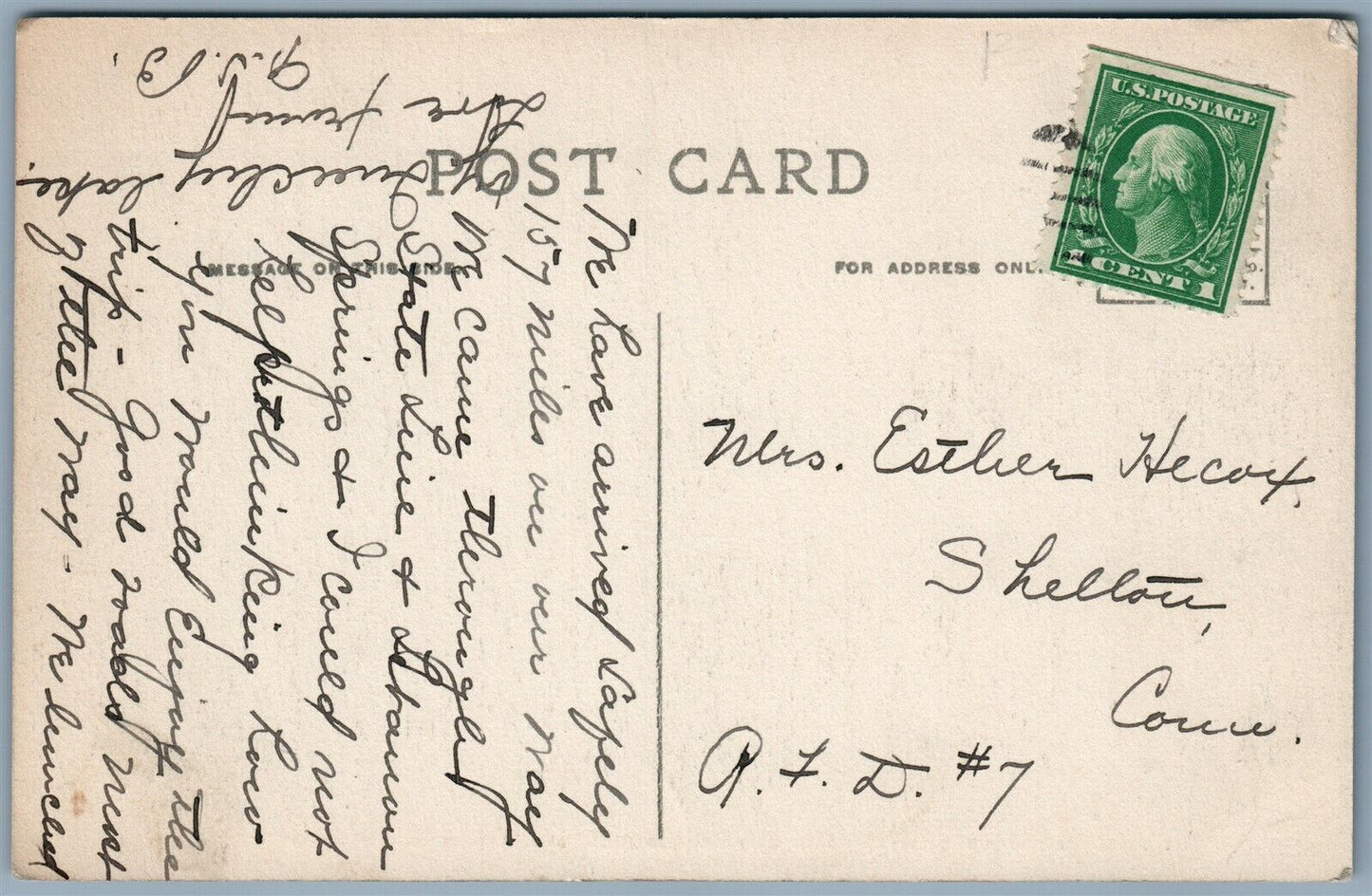 SCHOHARIE NY RIVER BRIDGE ANTIQUE POSTCARD