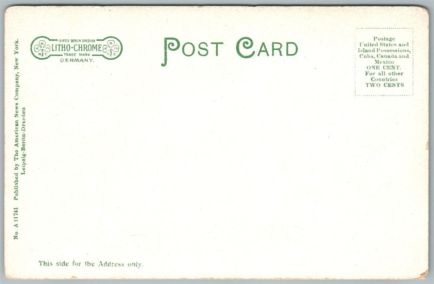 PHILLIPSBURG NJ DELAWARE BRIDGE UNDIVIDED ANTIQUE POSTCARD