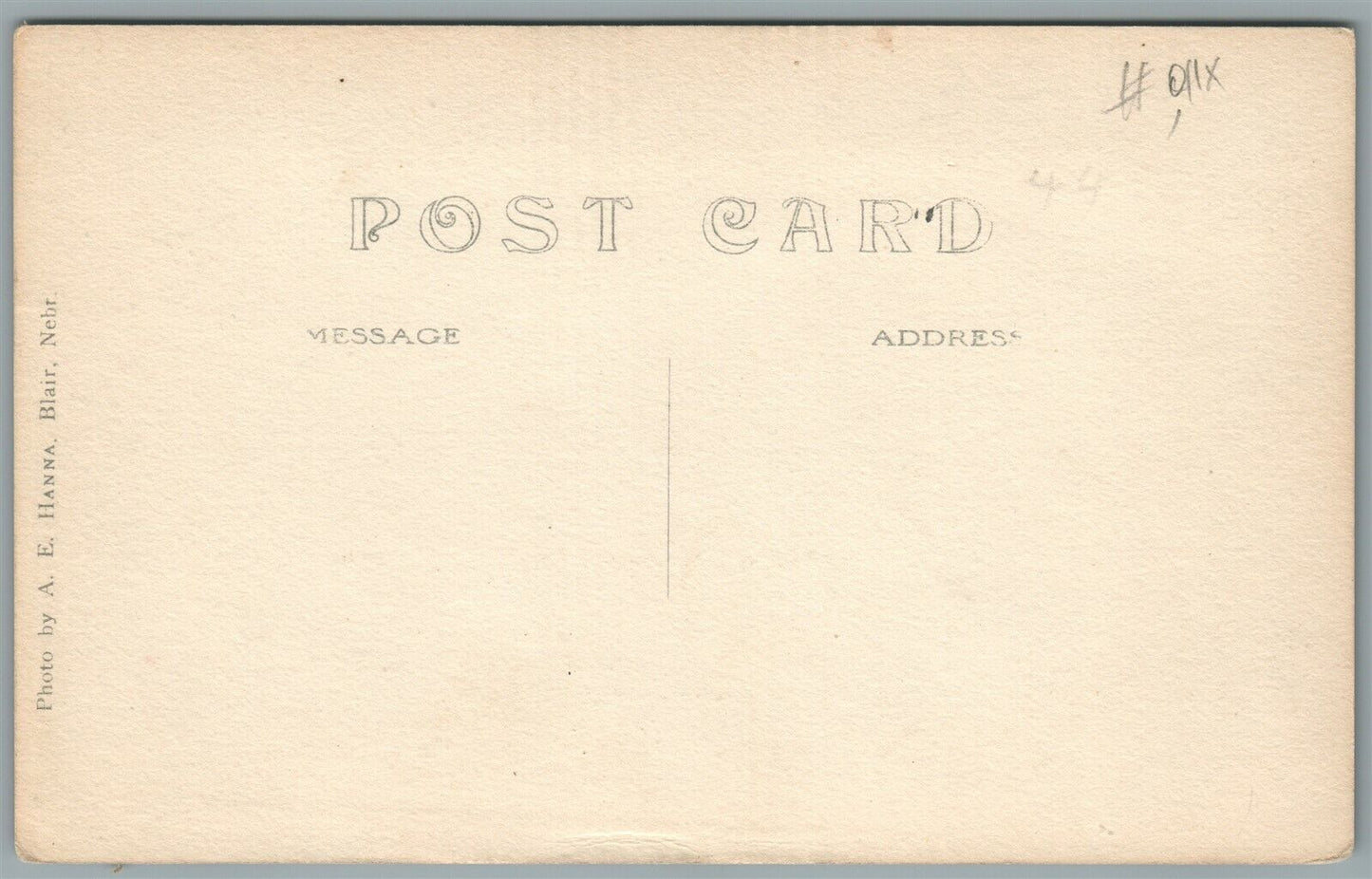 AUDUBON IA STREET SCENE ANTIQUE REAL PHOTO POSTCARD RPPC