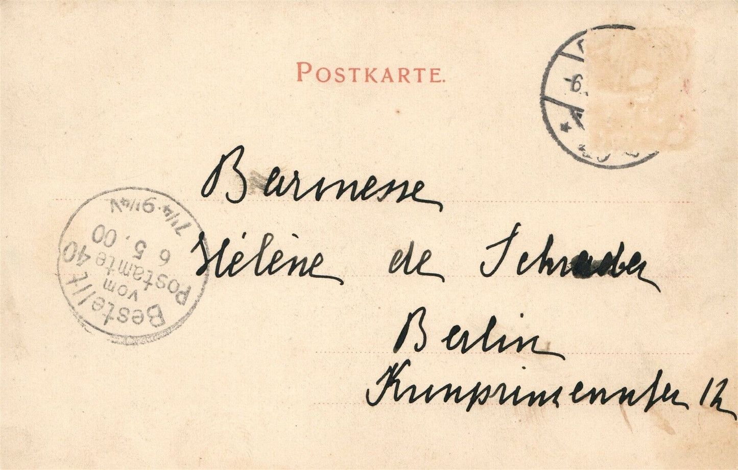 KRONPRINZ FREDERICH WILHELM GERMANY ANTIQUE REAL PHOTO POSTCARD RPPC