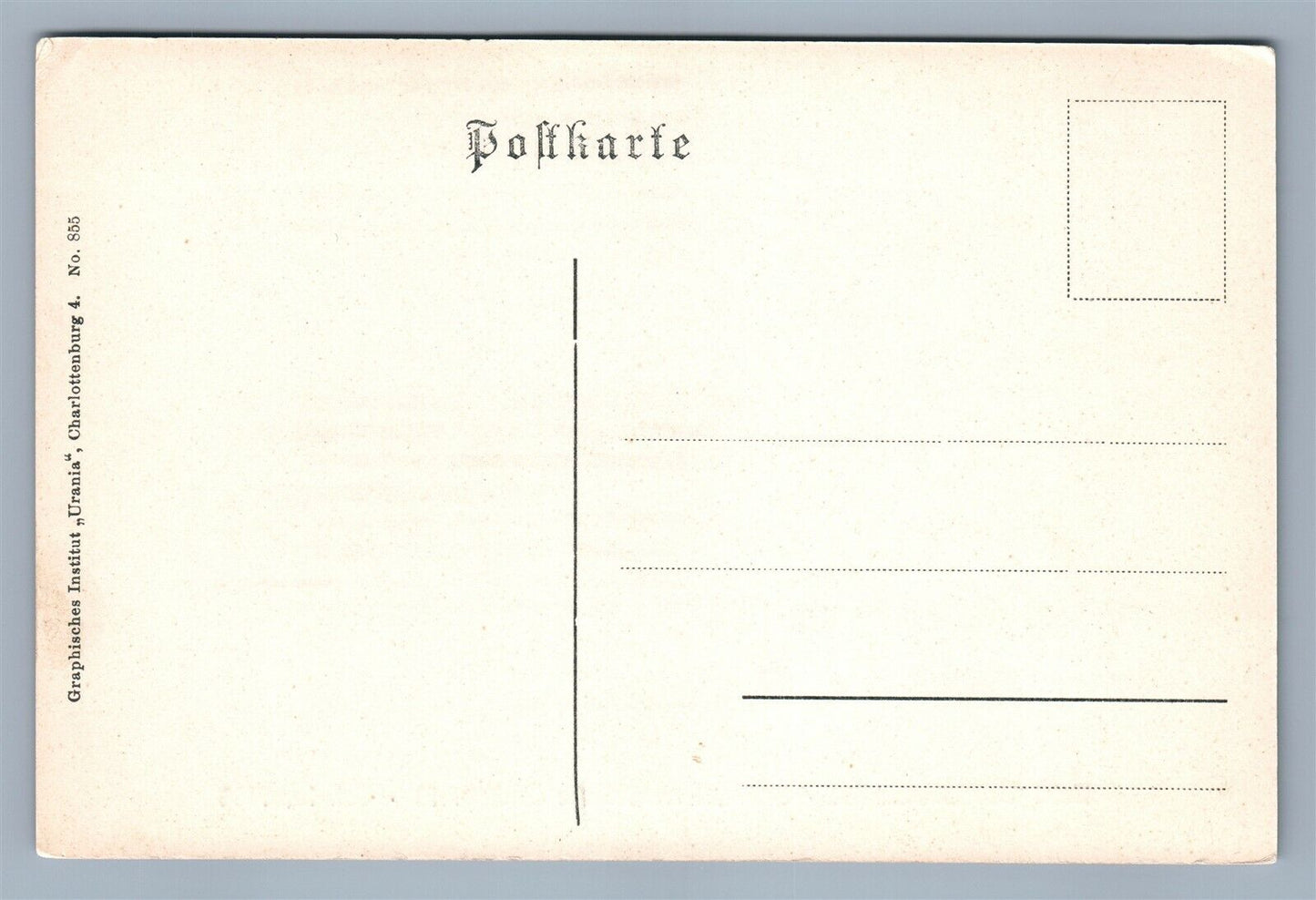 BERLIN GERMANY HOTEL WESTFALISCHER - HOF NEUSTADTISCHE KIRCHSTR ANTIQUE POSTCARD